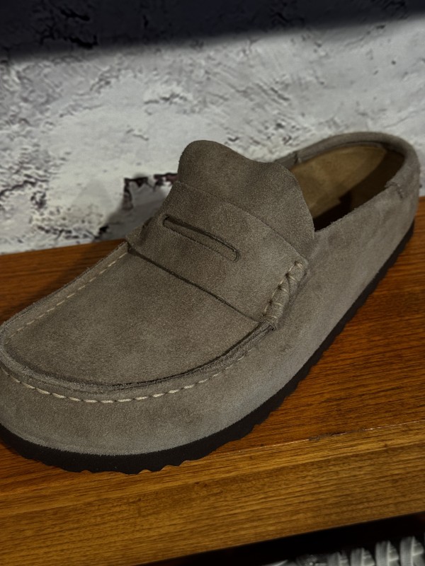 Où Acheter Birkenstock Naples homme Taupe  et Concrete Gray à Paris 16eme – Lacet Rouge