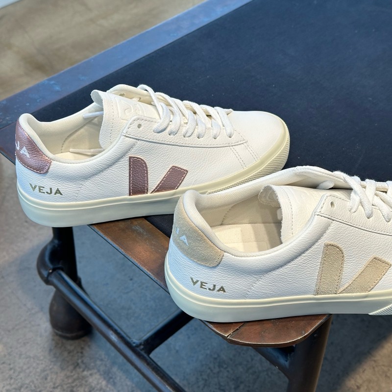 Vente de baskets Veja Campo en cuir pour femme à Paris 16